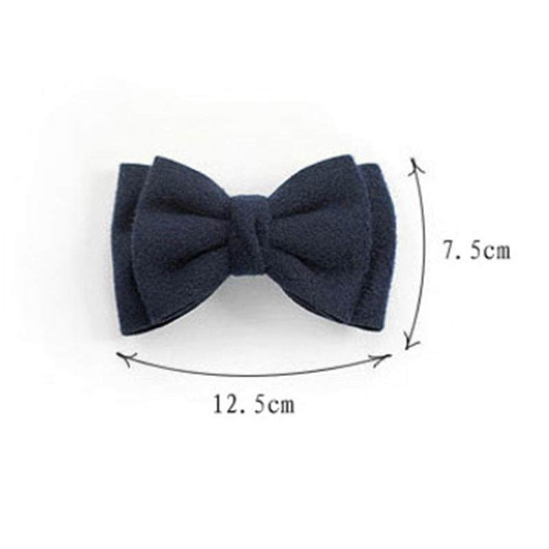 Korean Solid Color Bow Hair Cl - Women'S Accessories Flannels ulasan dan harga