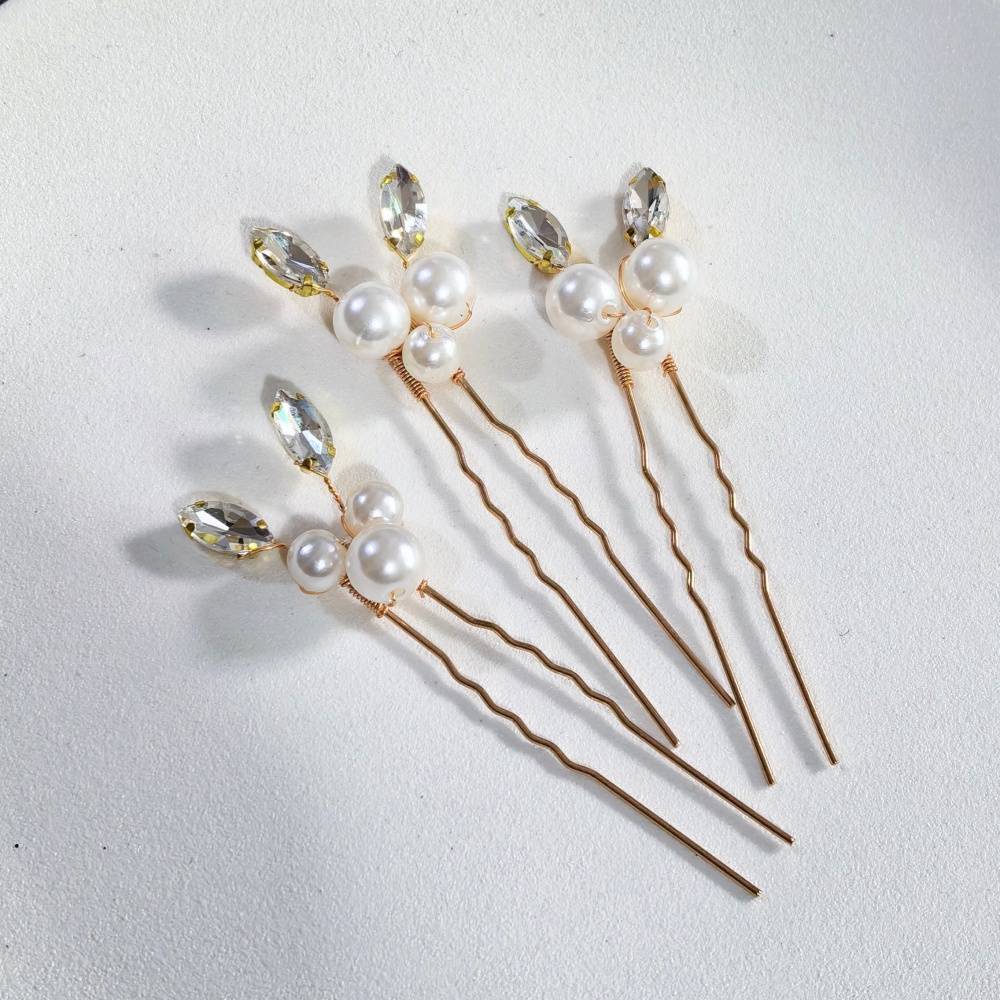 Pearl Crystal Hair Pins Comb S - Pearl Hair Pin ulasan dan harga