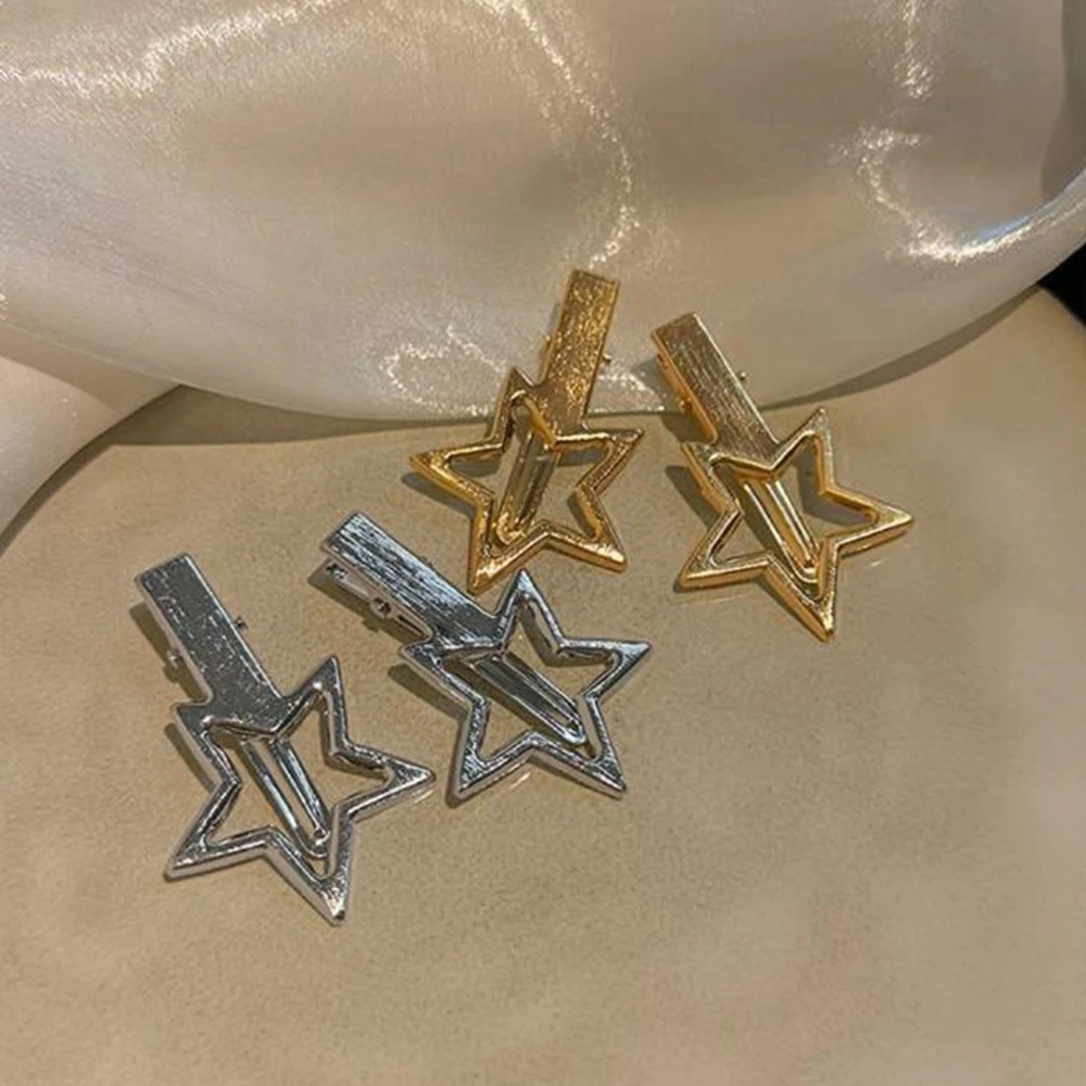 Y2K Pentagram Hair Clips for W - Women'S Accessories Gift Ideas ulasan dan harga