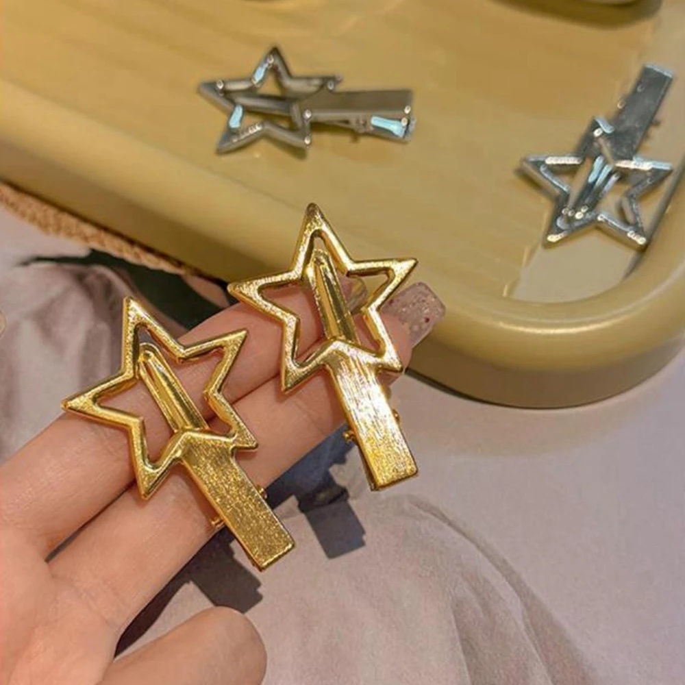 Y2K Pentagram Hair Clips for W - Women'S Accessories Gift Ideas ulasan dan harga