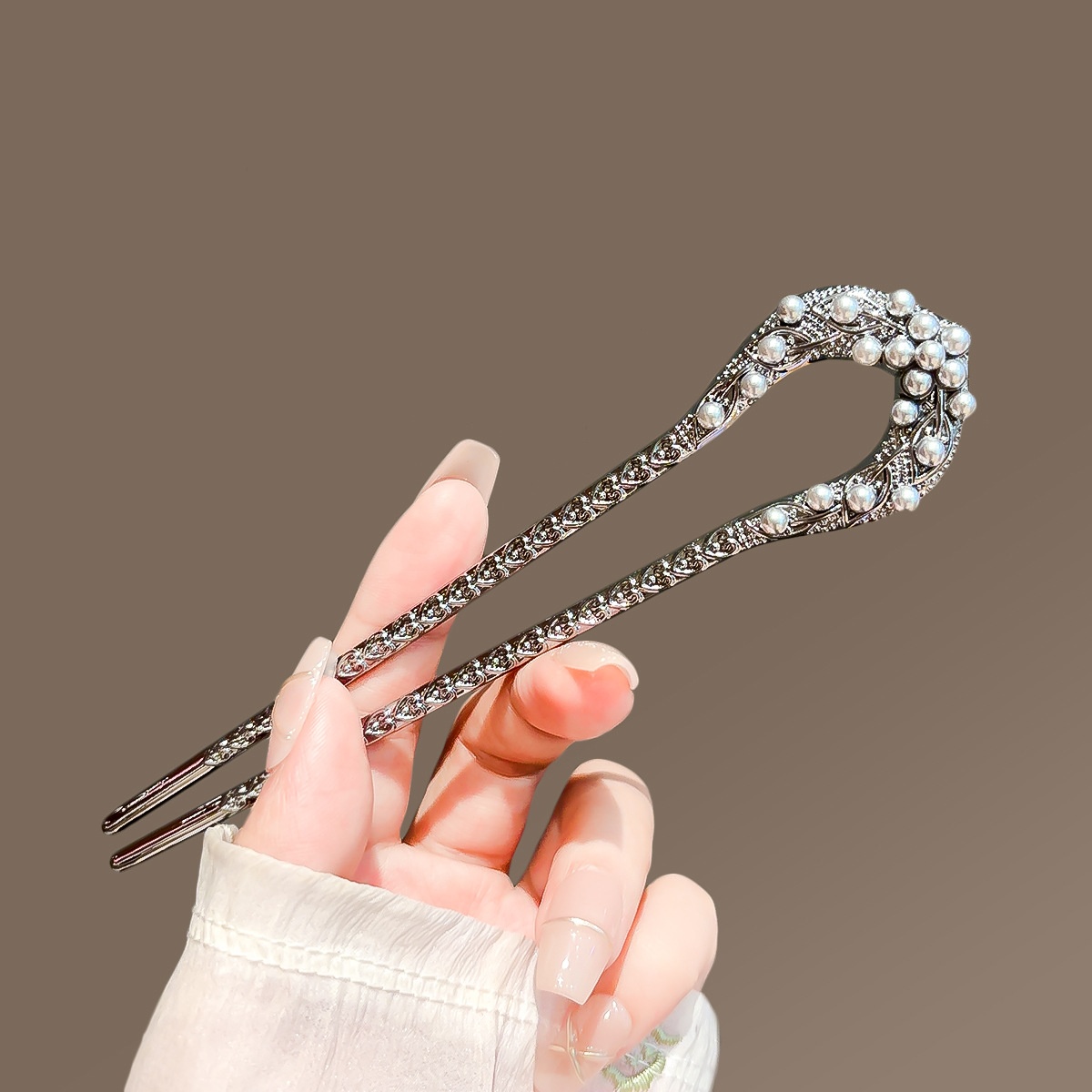 New Pearl U Shaped Hairpin For - Pearl Hair Pin ulasan dan harga