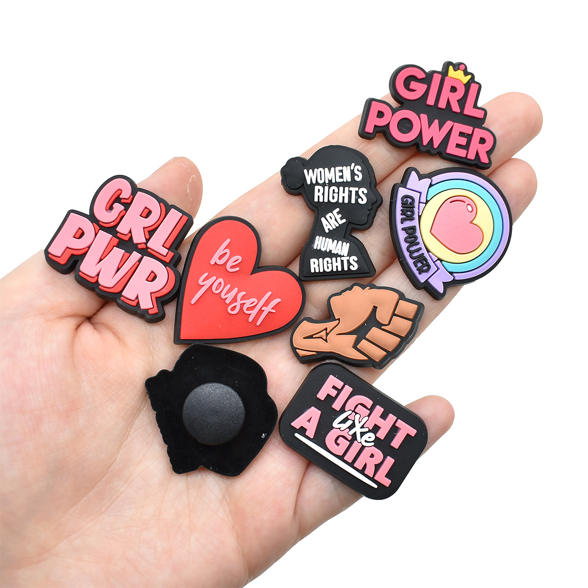 Cute Pink Power Shoe Charms De - Women'S Accessories Crocs ulasan dan harga