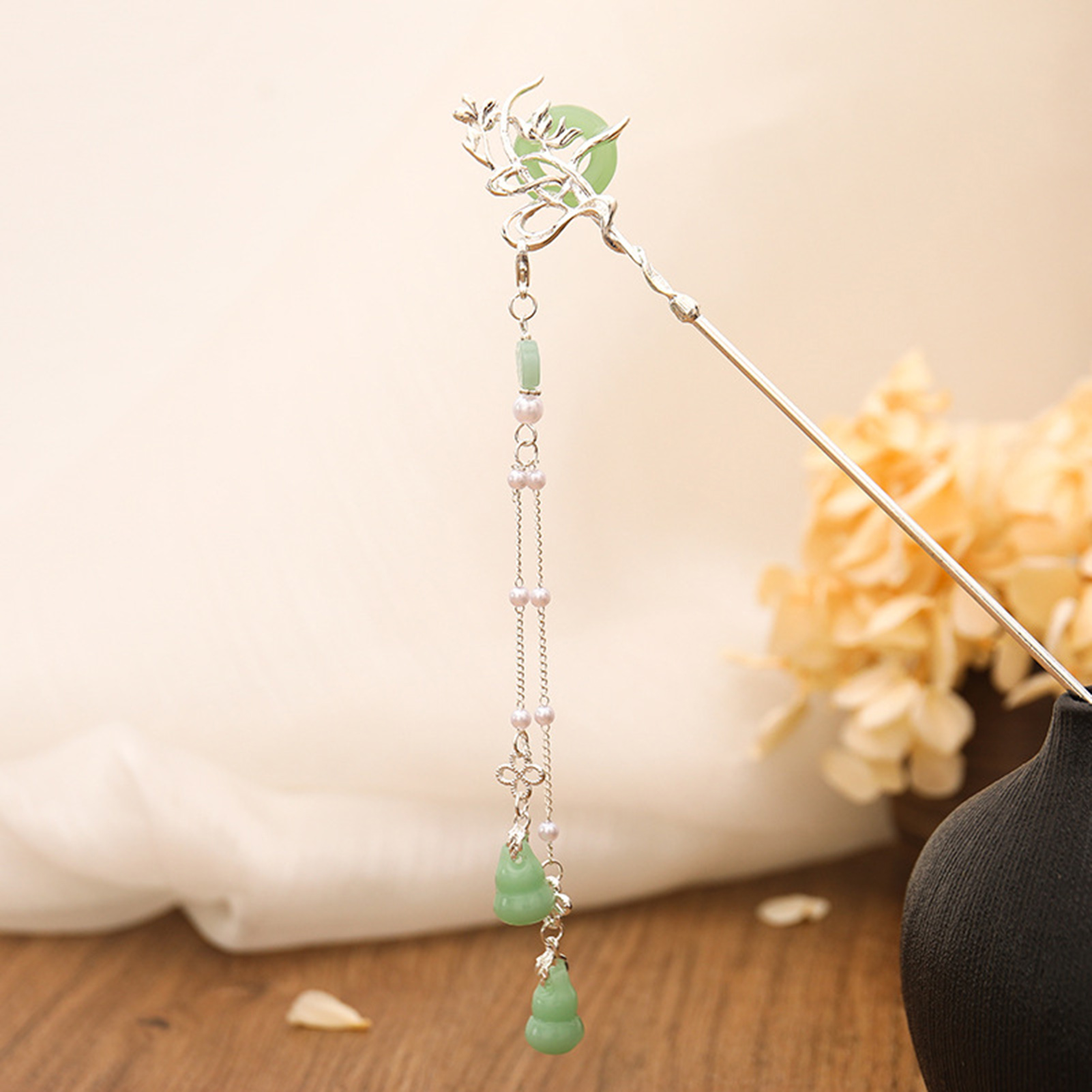 Chinese Style Glass Hairpin Fo - Pearl Hair Pin ulasan dan harga