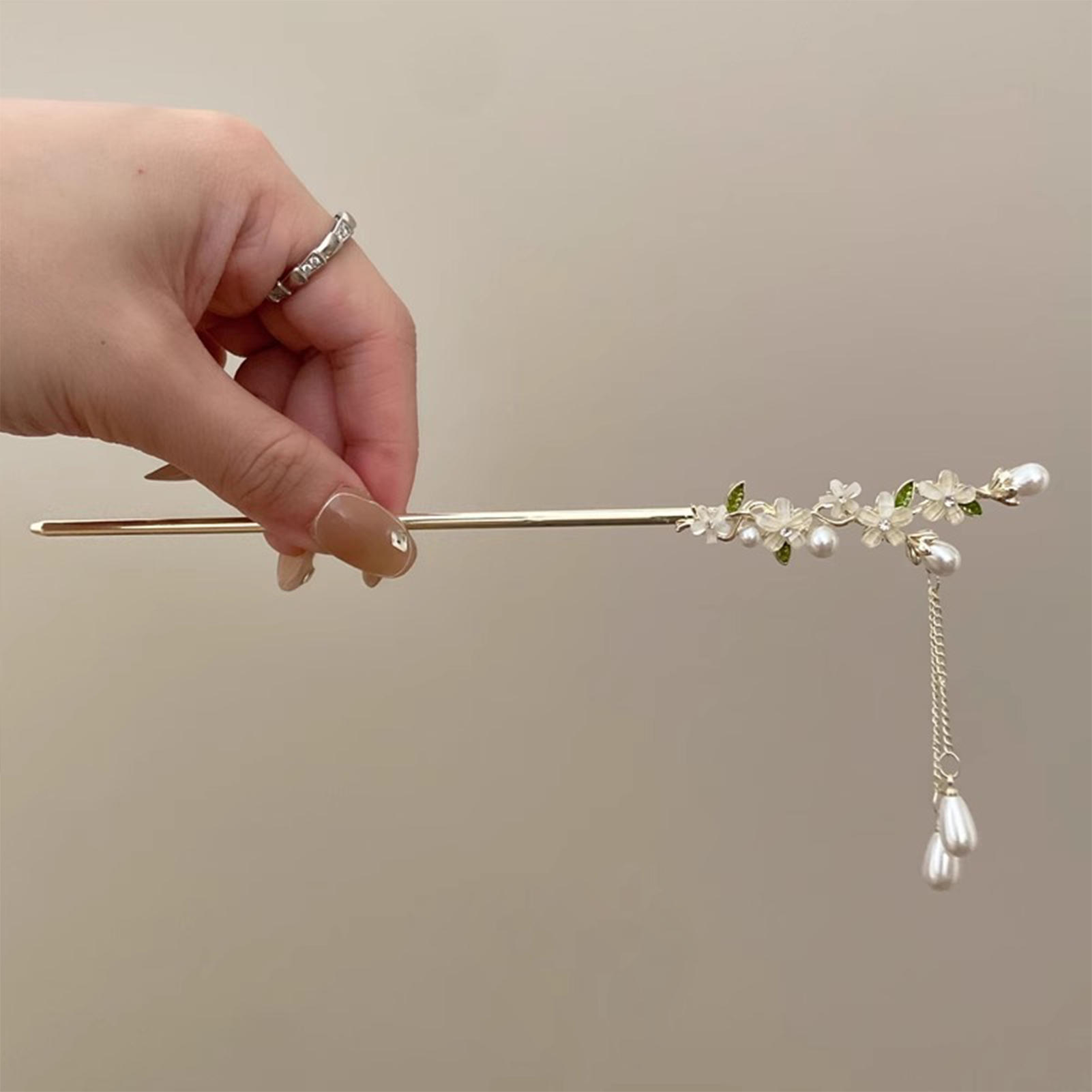 Secure Hold Hair Stick Gracefu - Pearl Hair Pin ulasan dan harga