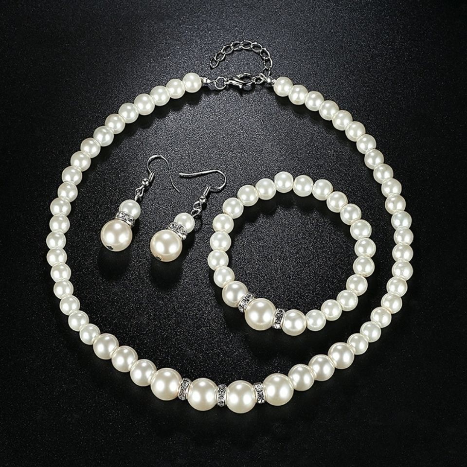 Pearl jewelry set Women's neck - Resin Bangle Bracelet ulasan dan harga