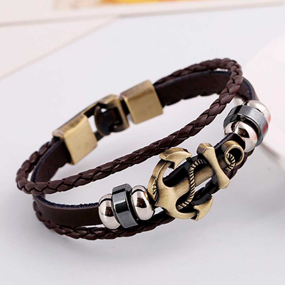 Multi Layered Vintage Leather  - Women Accessories Pk ulasan dan harga